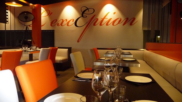 Salle Restaurant L'exception - Banquettes